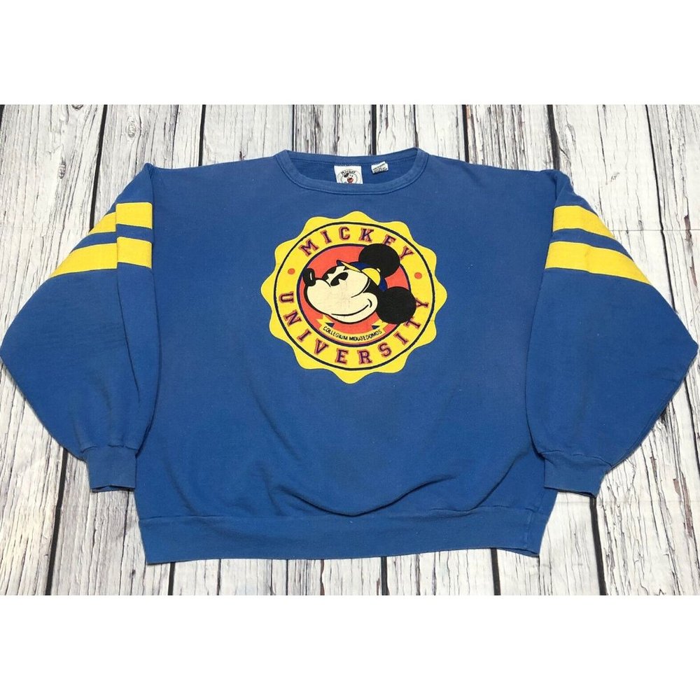 Vintage Mickey & Co. Women's Sz L Sweatshirt Crewneck by J.G. Hook Made In Italy